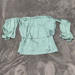 Tube top with sleeves